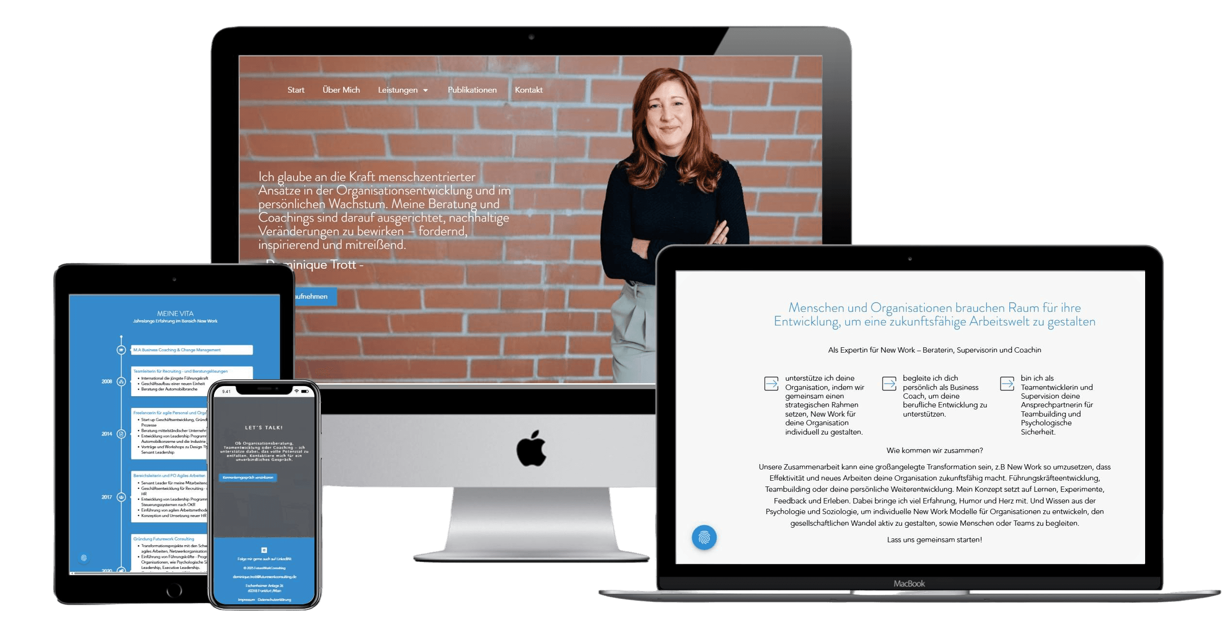 regionale Webseite New Work Coach