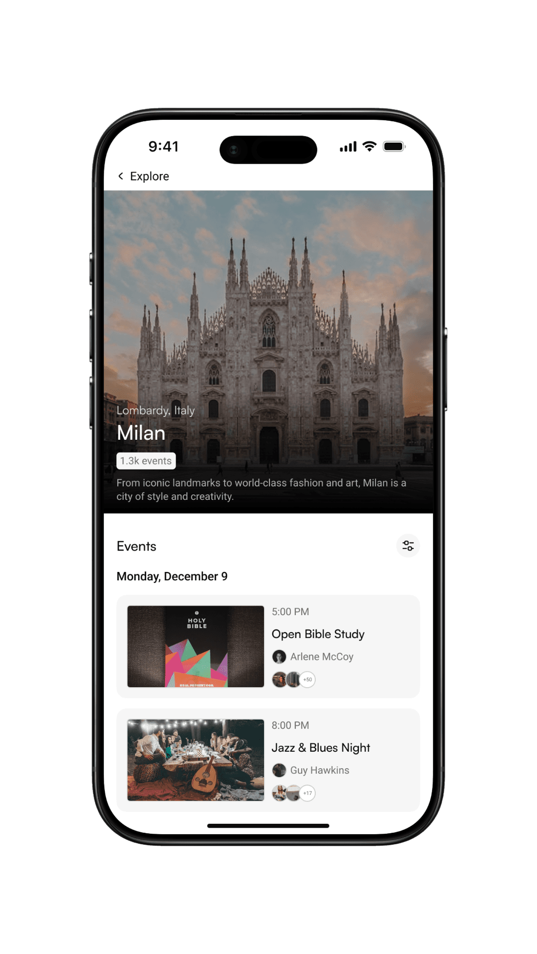 explore by cities mockup