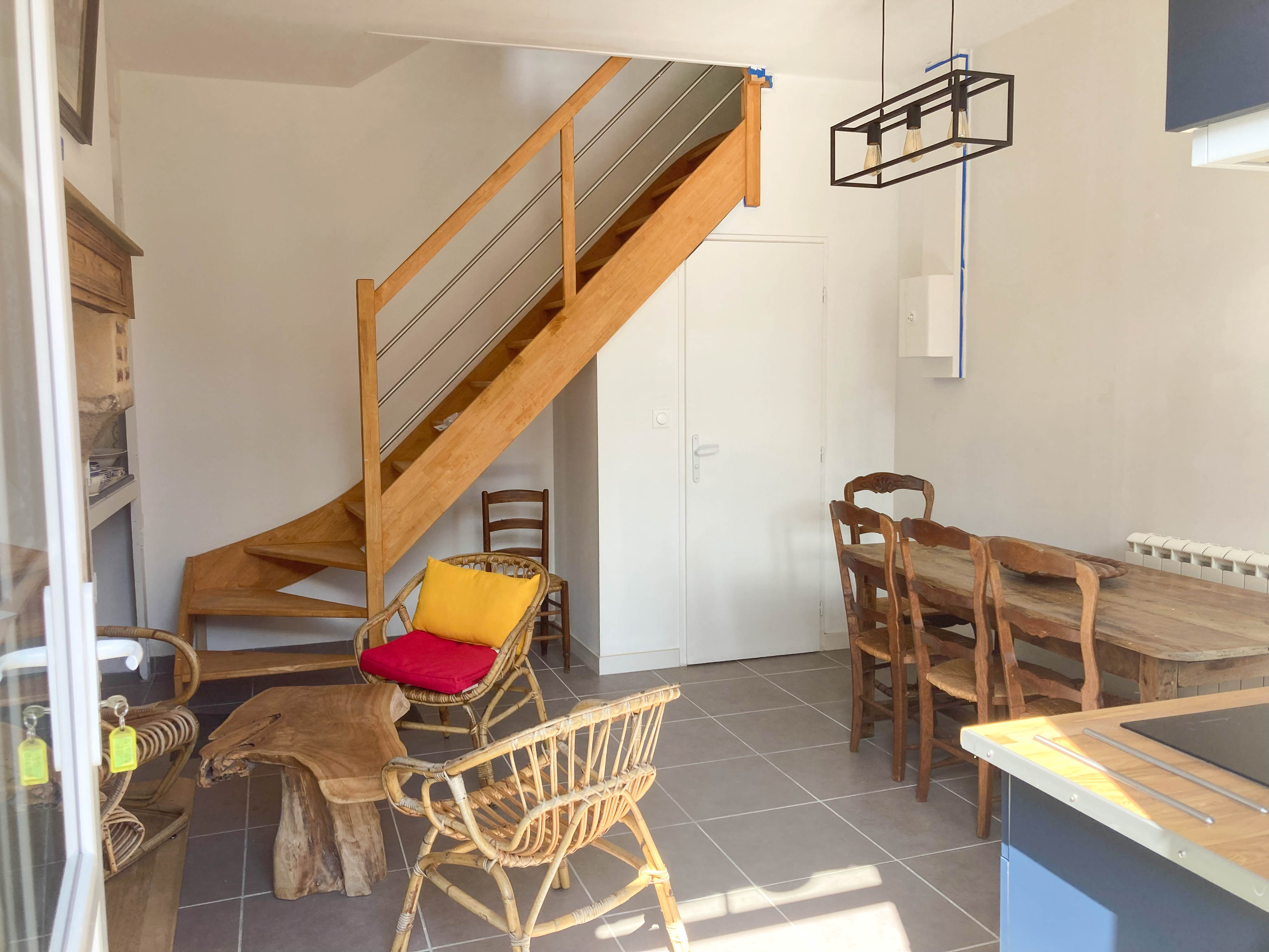 coin salon gîte veules les roses