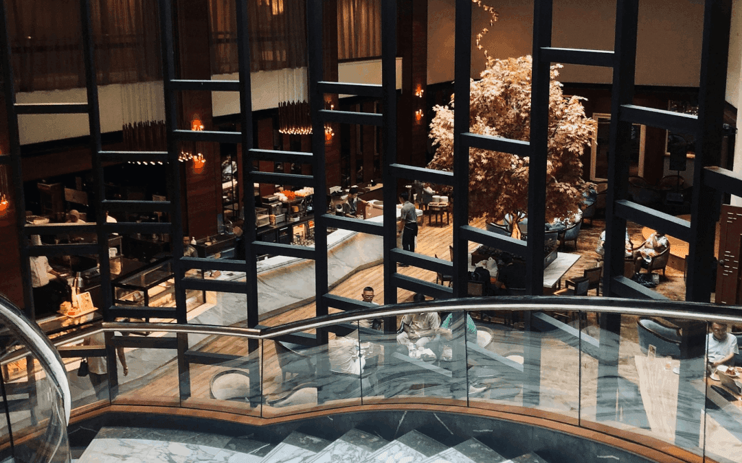 black metal framed glass top table
