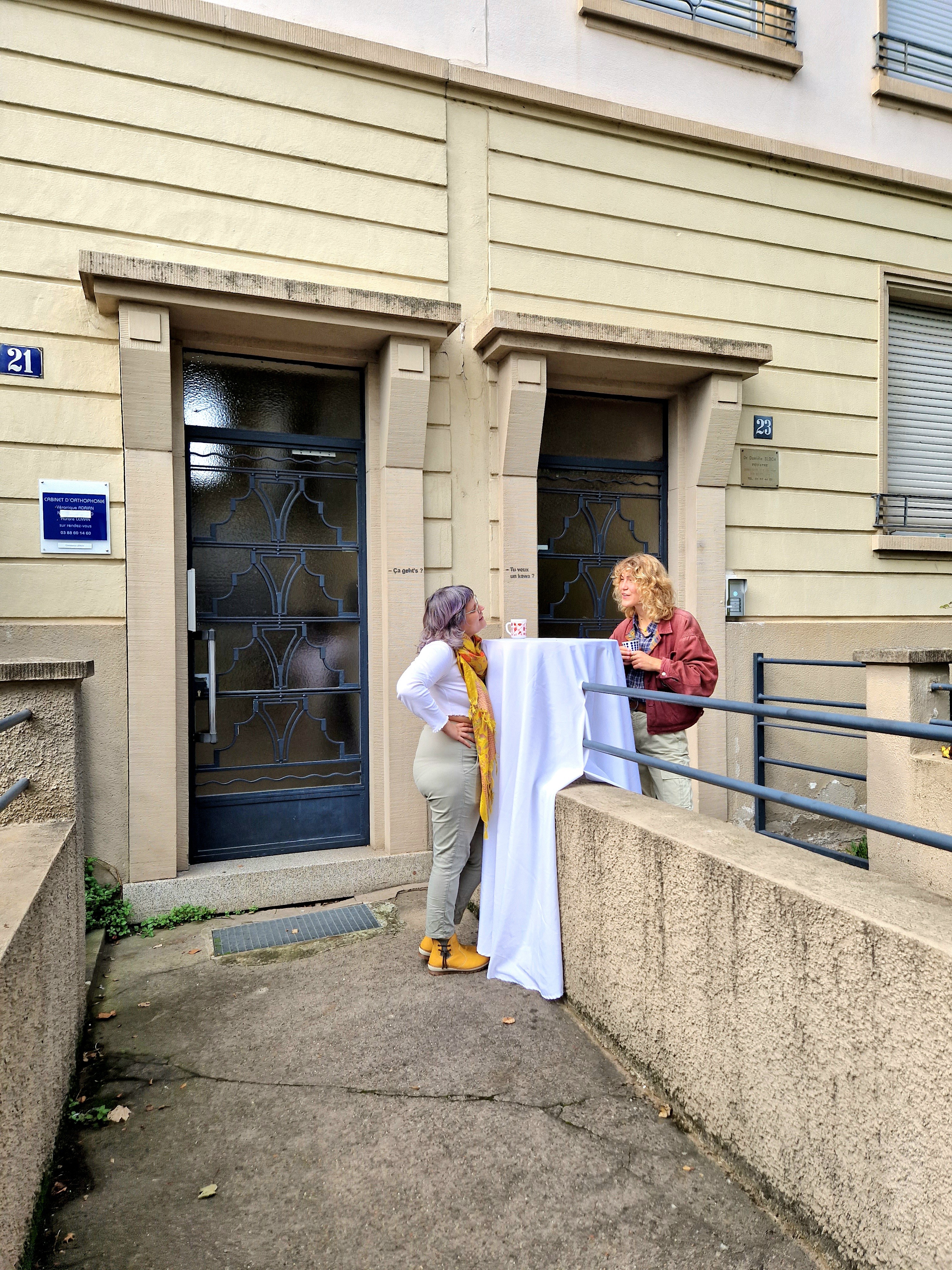 Room For Chat, Deana Kolencikova, Rue de l'Yser, Strasbourg, Francee, uncommissioned, 2025