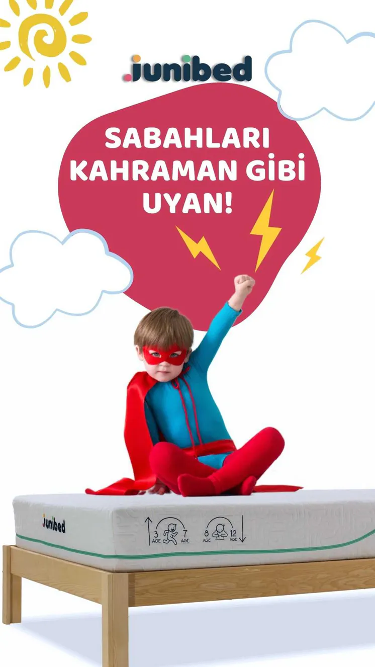 Junibed için hazırlanan grafik tasarım