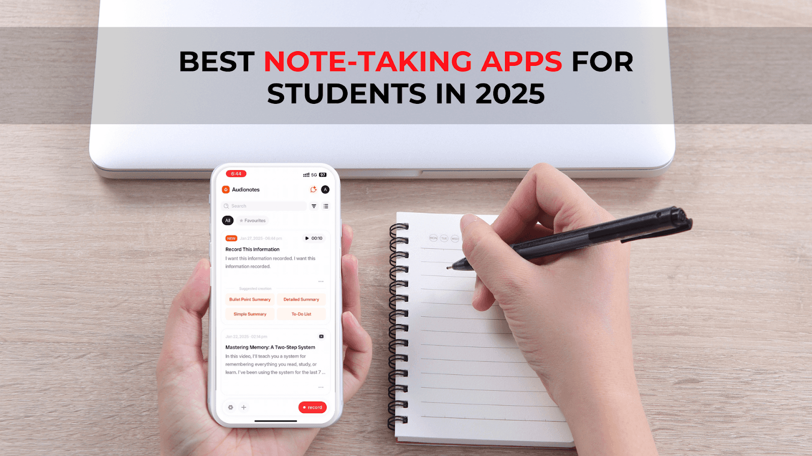 best notetaking apps for college students to stay organized