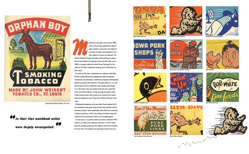 A image showing some old cartoonish commercials, one of them has a donkey near a farm and the title: Smoking Tabacco.