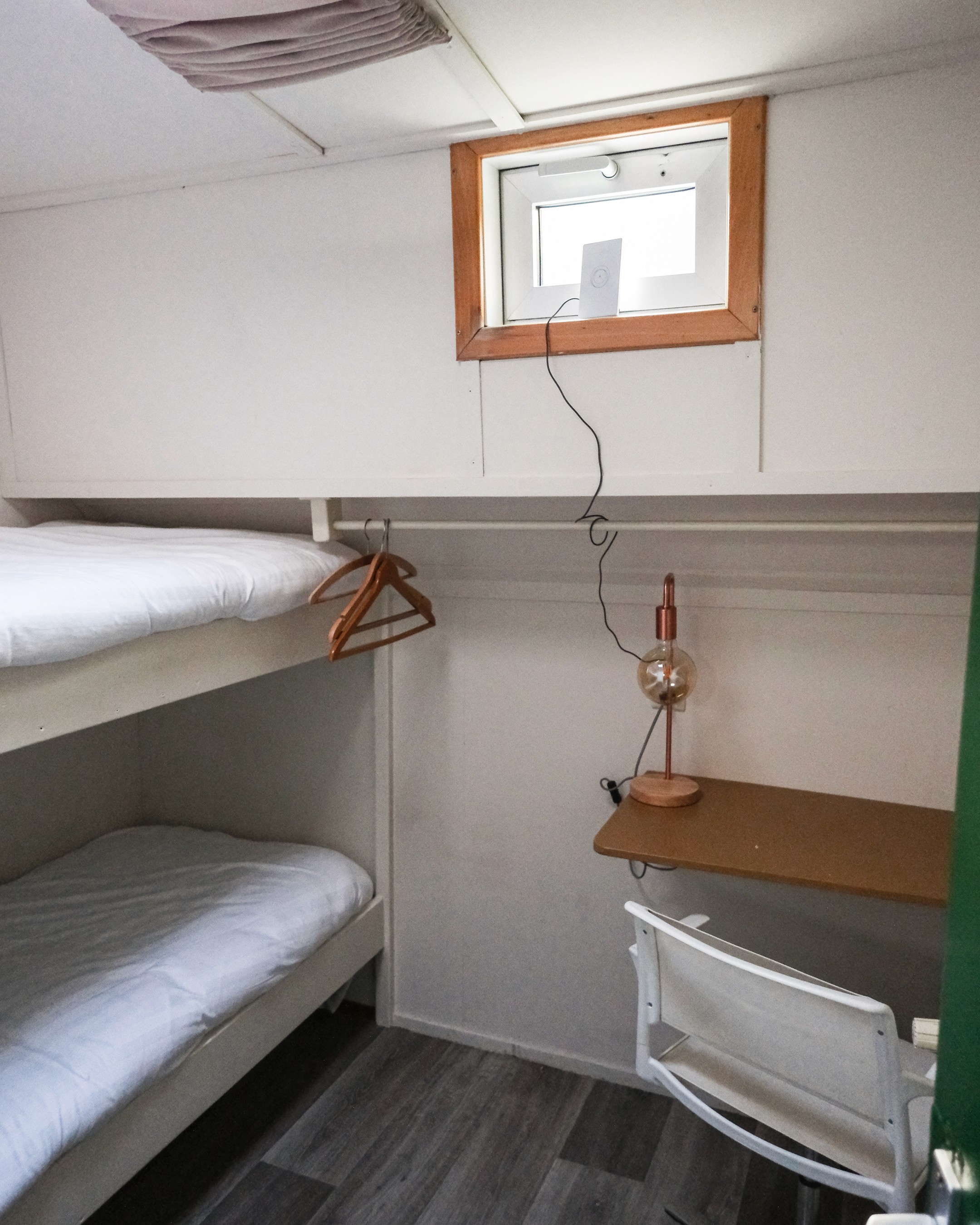 Dining table with leopard wall art