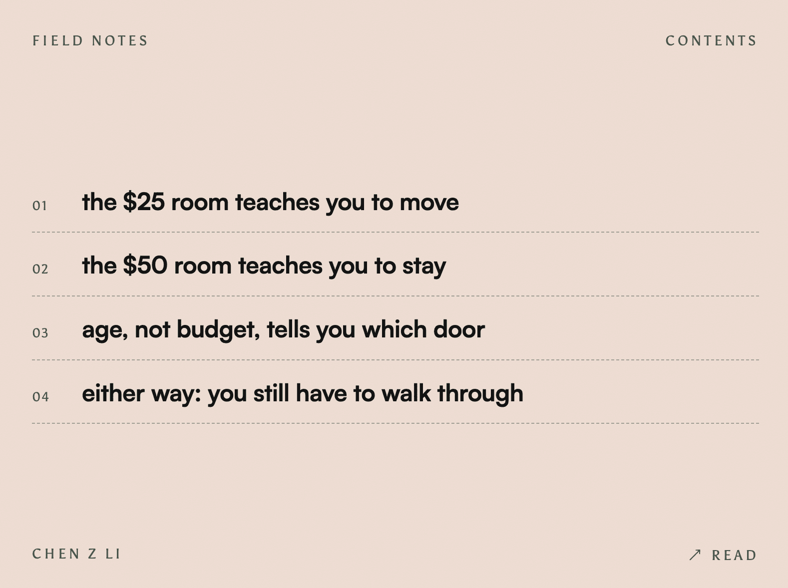 25 vs 50 dollar room