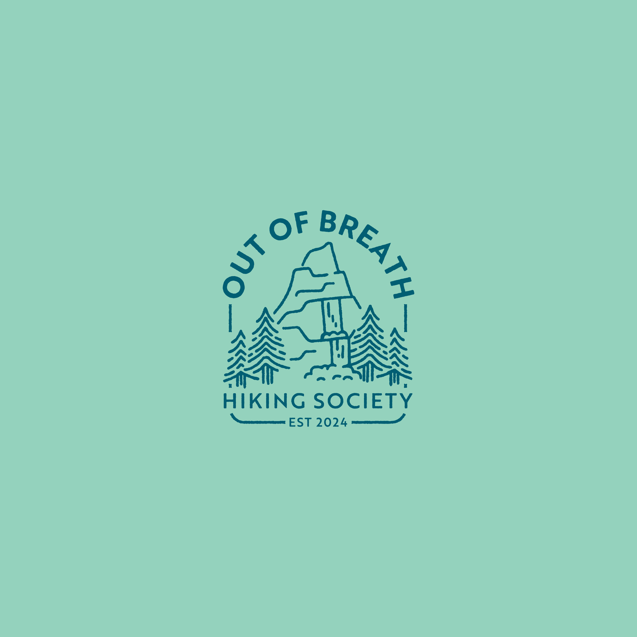 blank mockup with rock