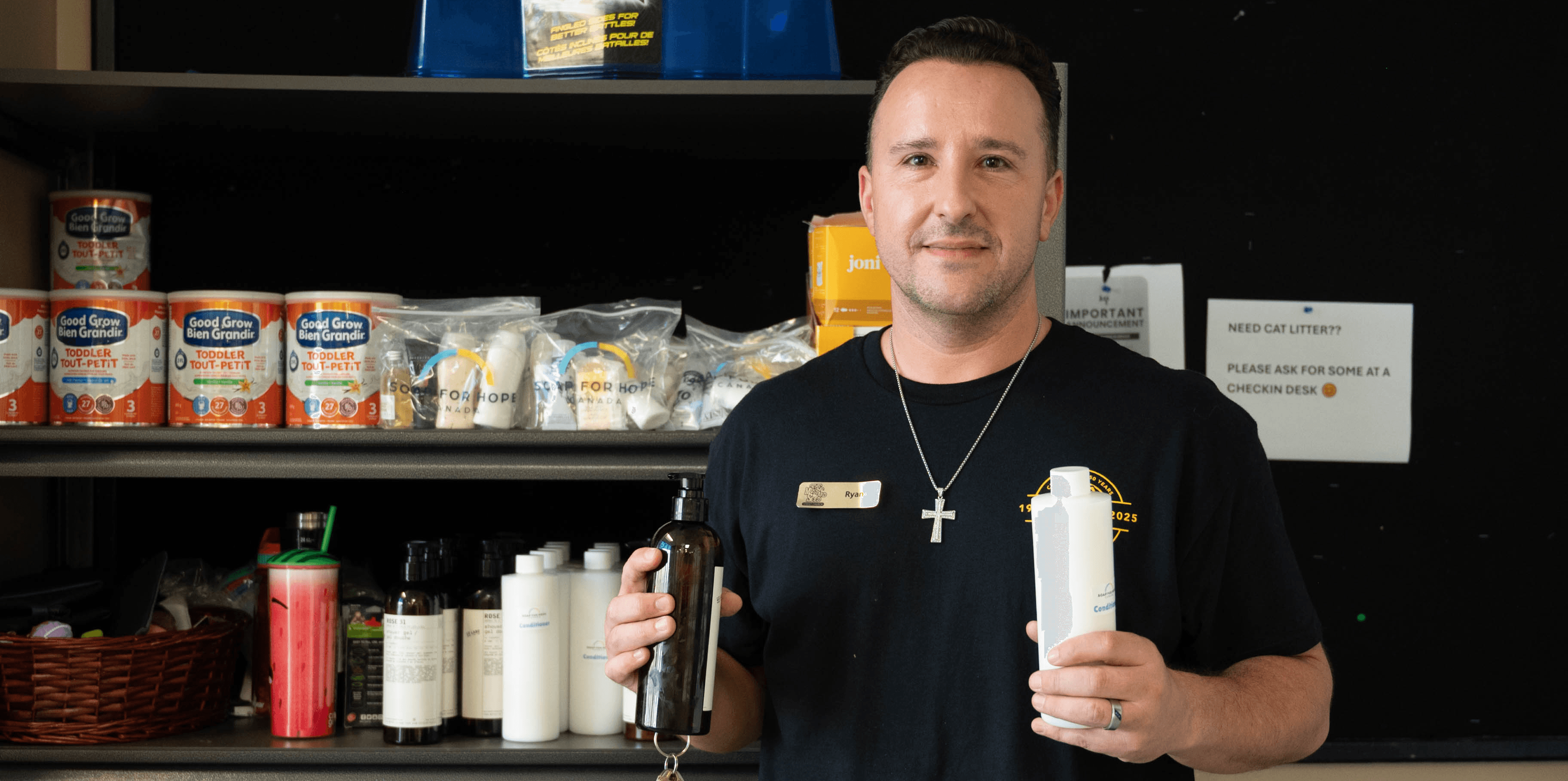 Musturd seed staff with hygiene items