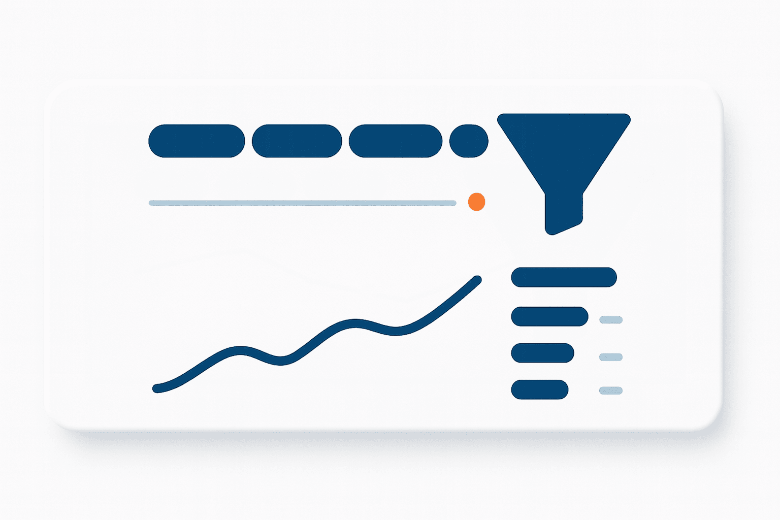 Dashboard showing MRR of $69,897 and 1206 active users with an upward trend graph.