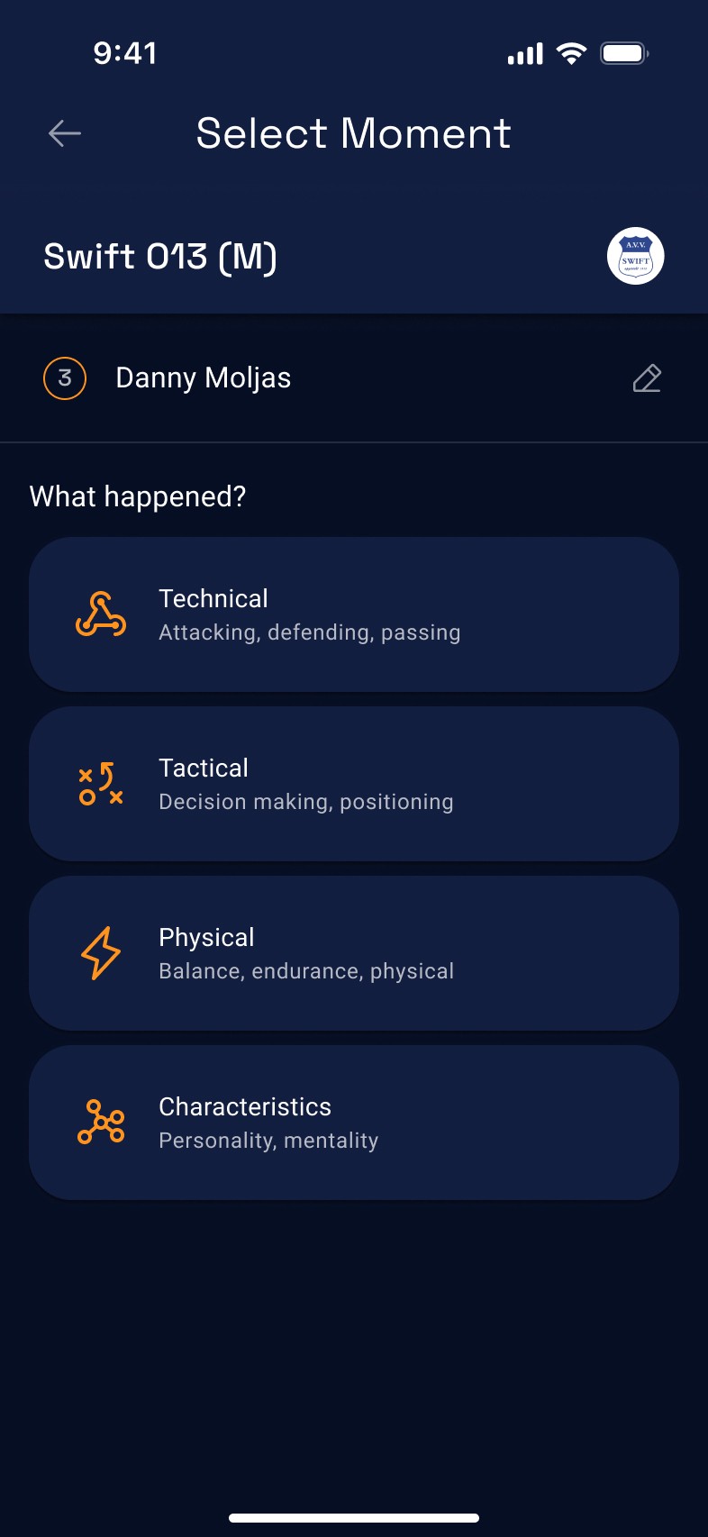 Scoutmate app - Wedstrijden