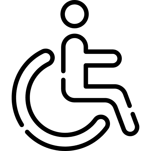 concrete handicapped icon