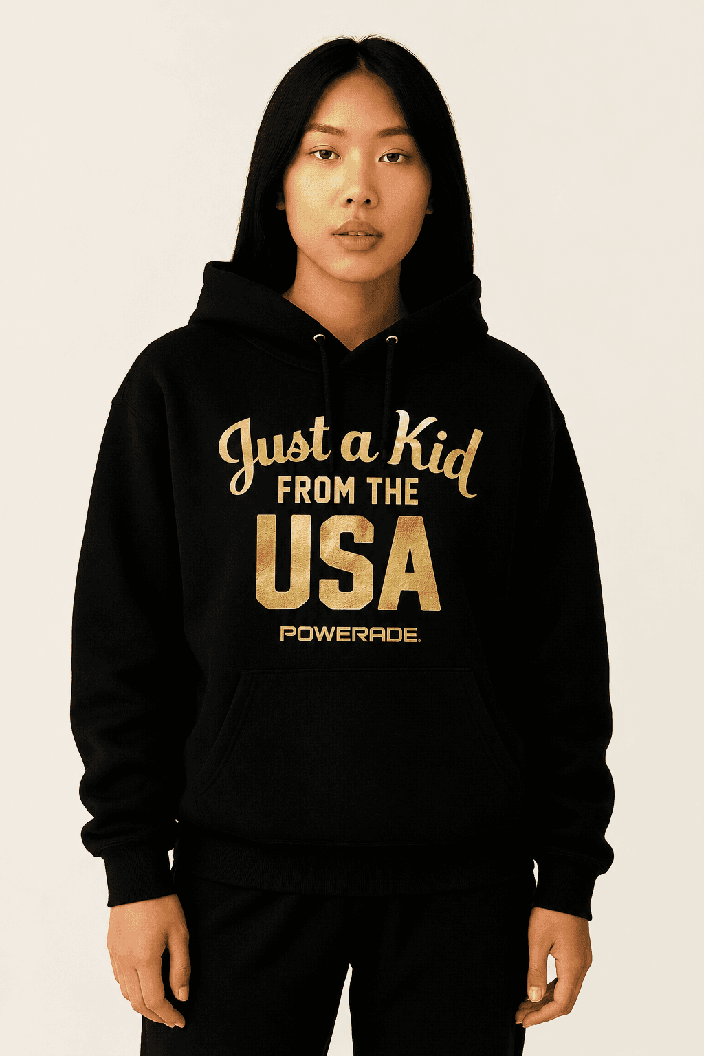 Campaign hoodie look