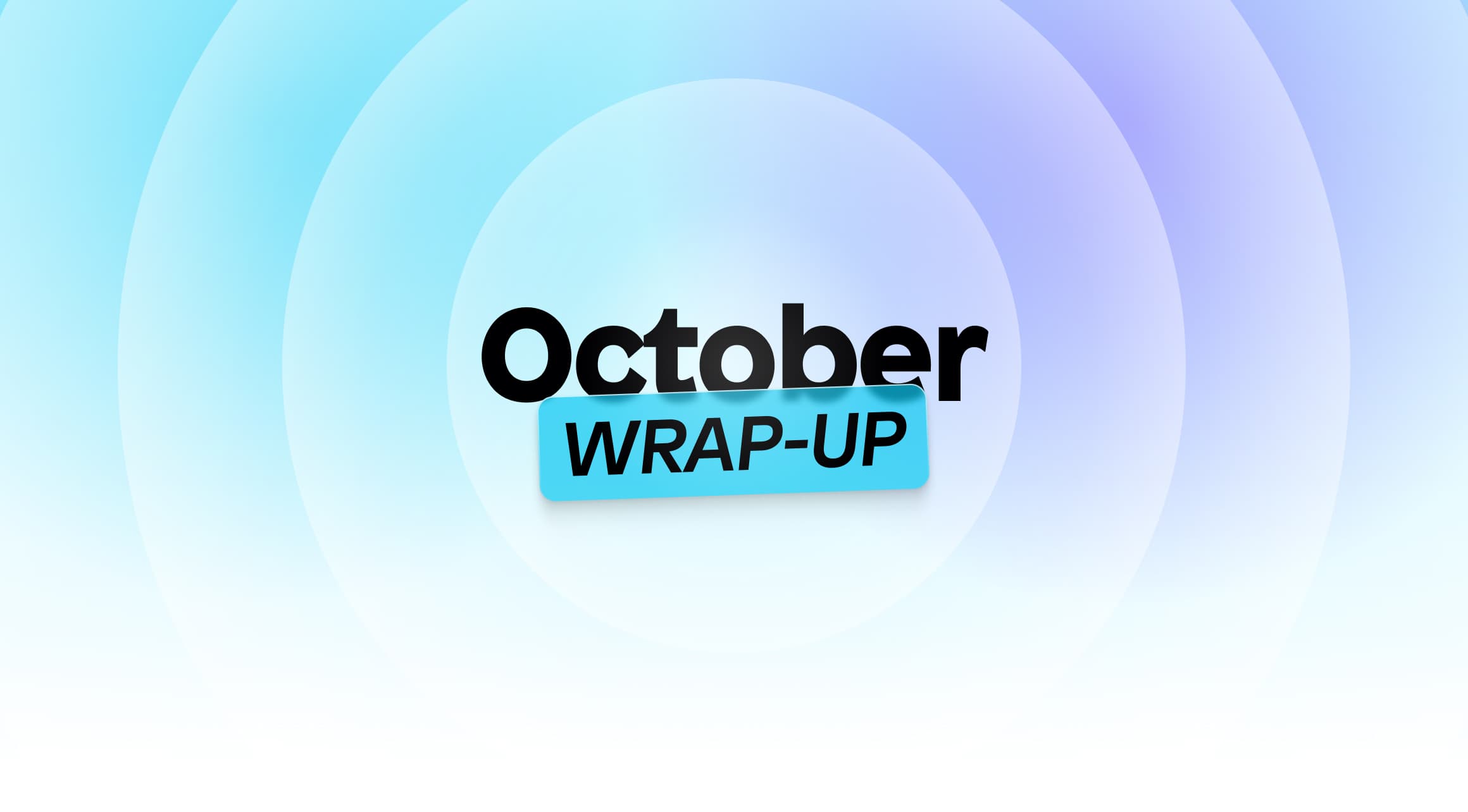 October product newsletter Instant page builder header