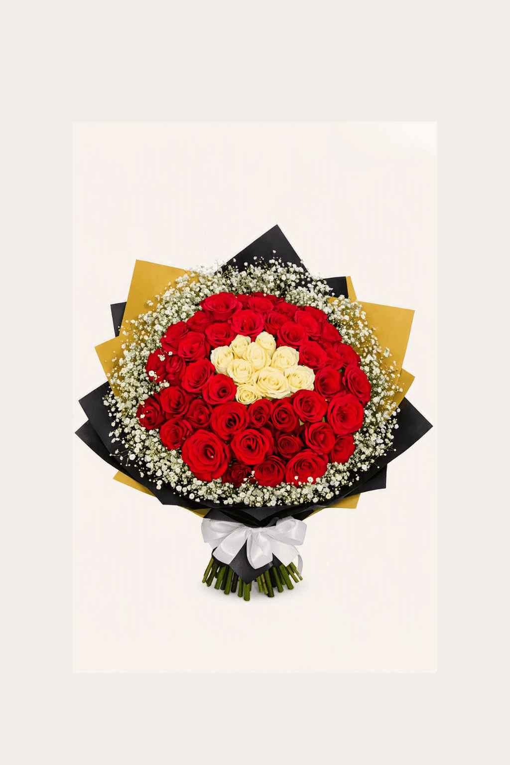 Handcrafted seasonal floral arrangement