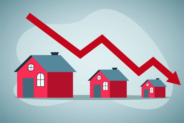 House prices drop