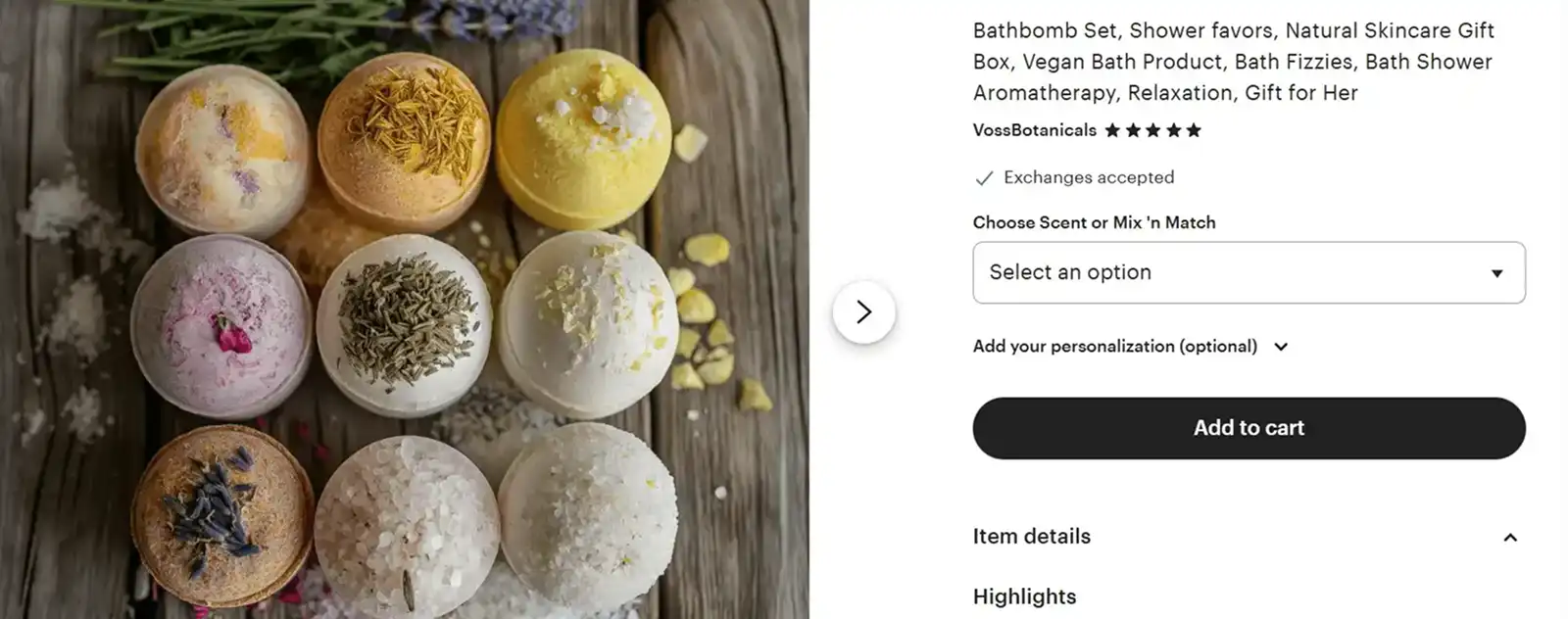 Bath bombs - Etsy