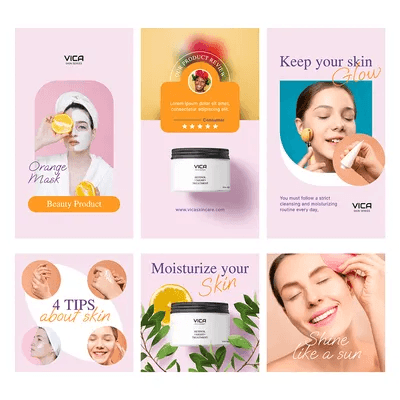 Skincare Instagram Post Templates