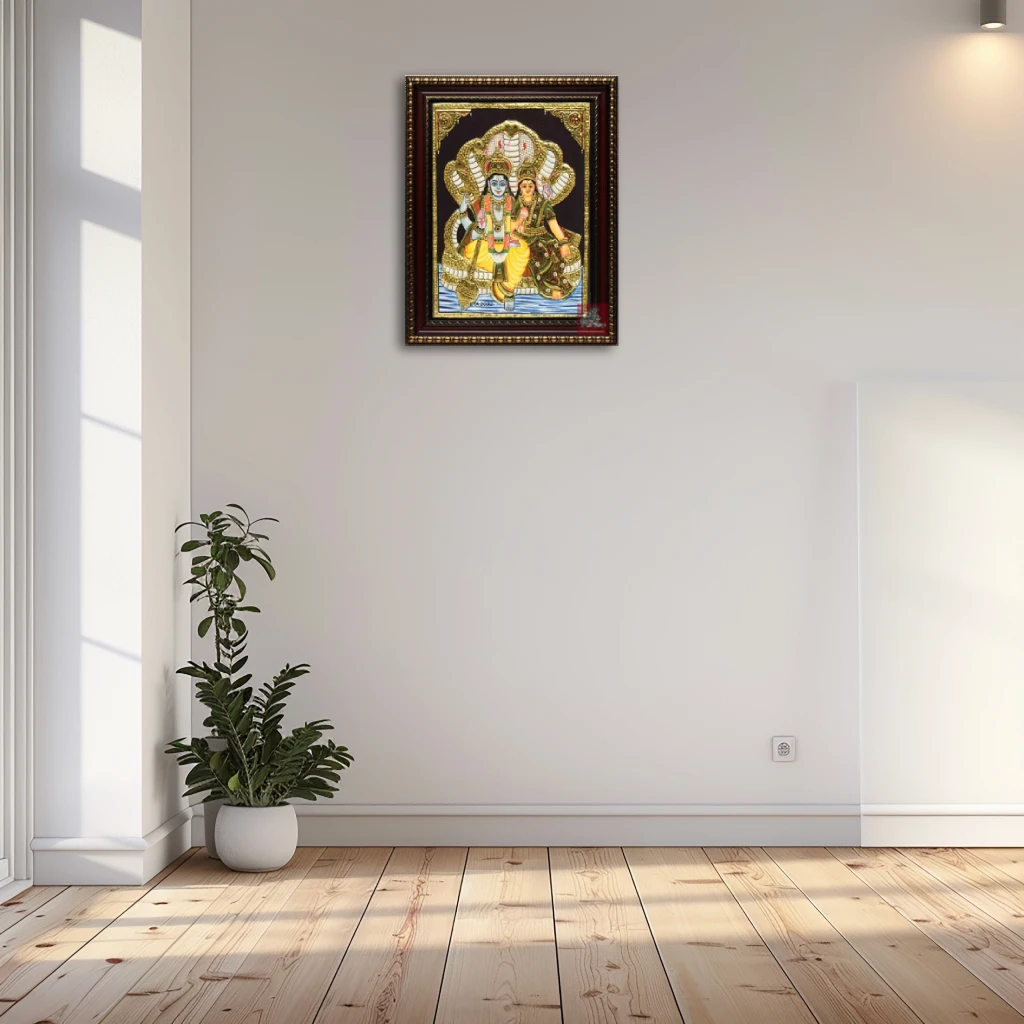 Lakshmi Narayana Tanjore Painting