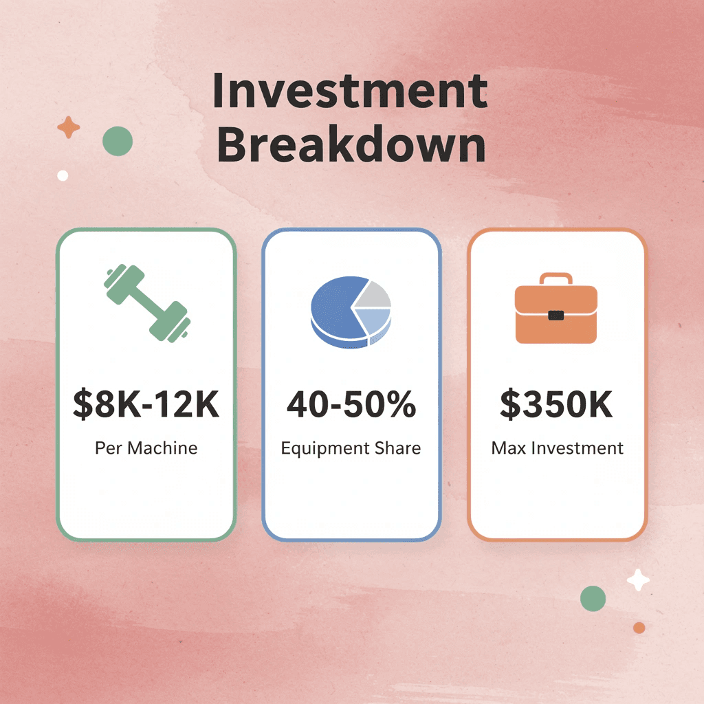 Investment breakdown showing key financial metrics