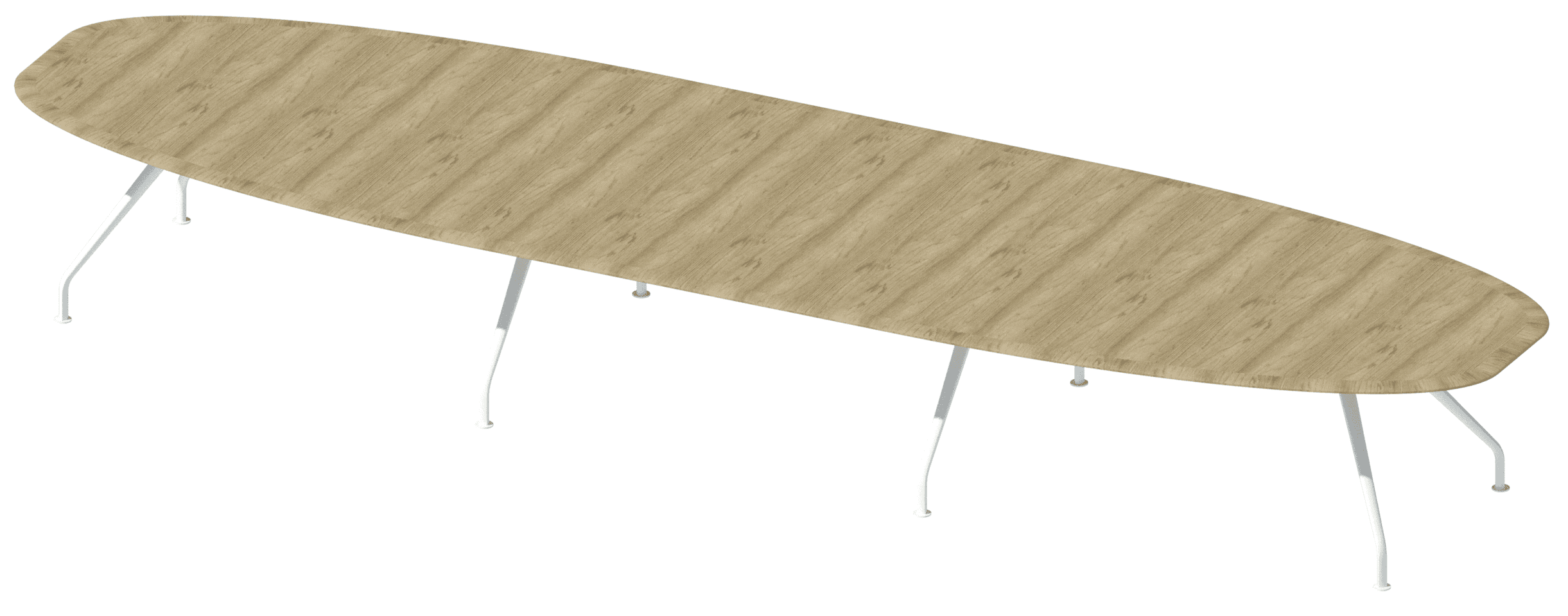 Segments can be quickly aligned and locked to create the final modular table.