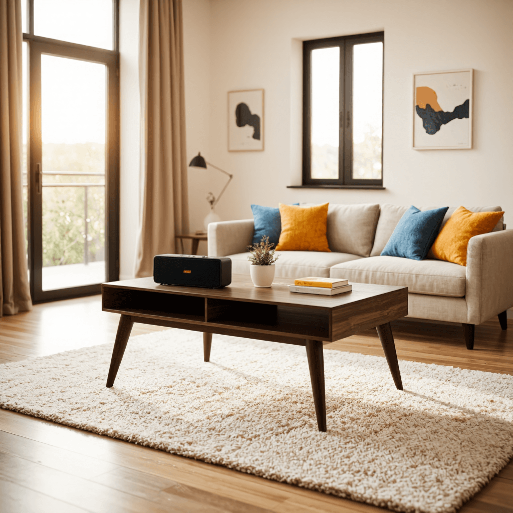 product photography of portable bluetooth speaker