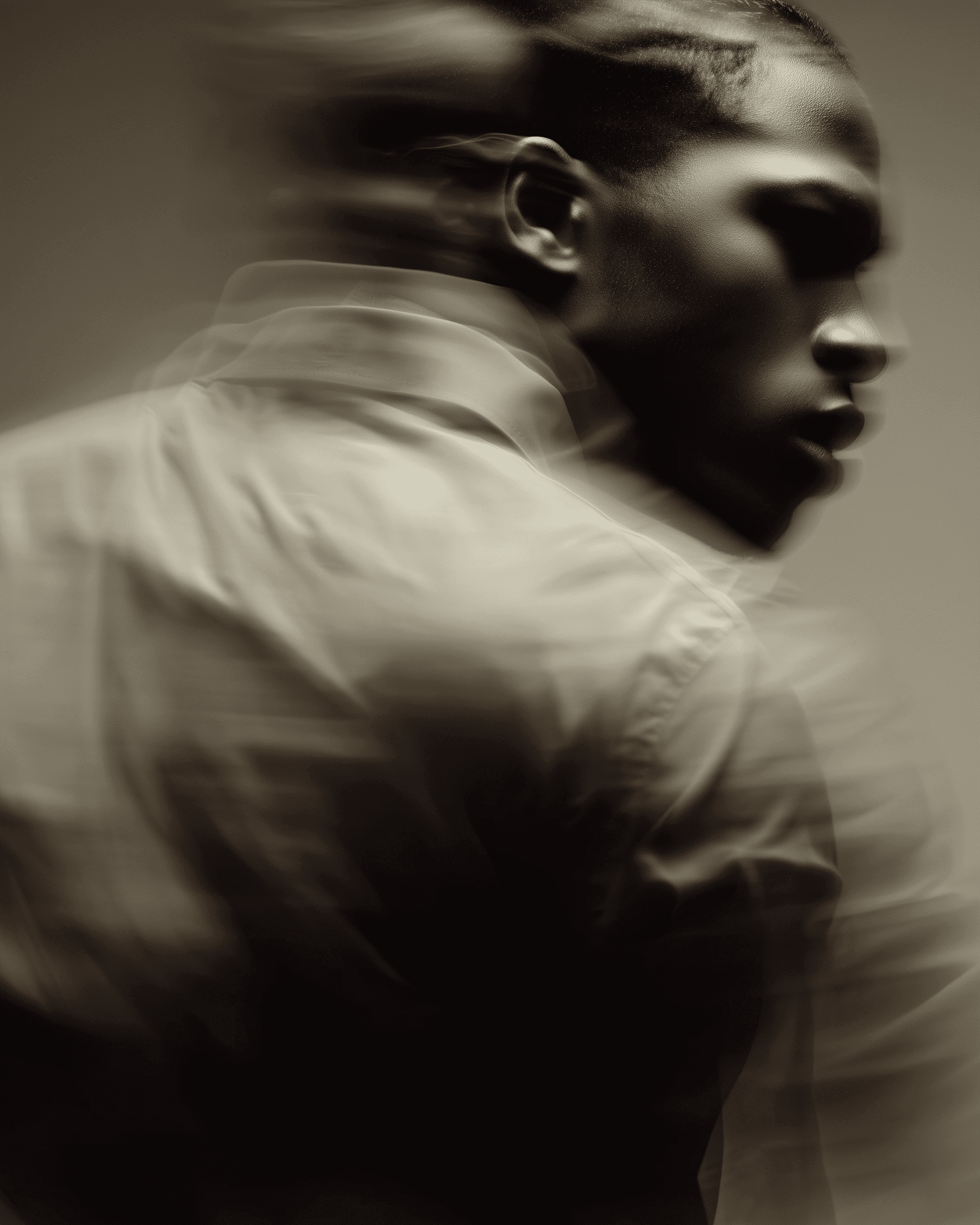 Violent chiaroscuro contrast, Volumetric God Rays in darkness, Absence of color, DaVinci Resolve Grading Architecture, Engineered by Aventi