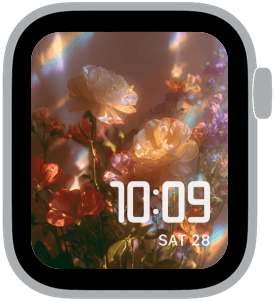 love in bloom Apple Watch face preview 3 featuring floral, pride, and summer.