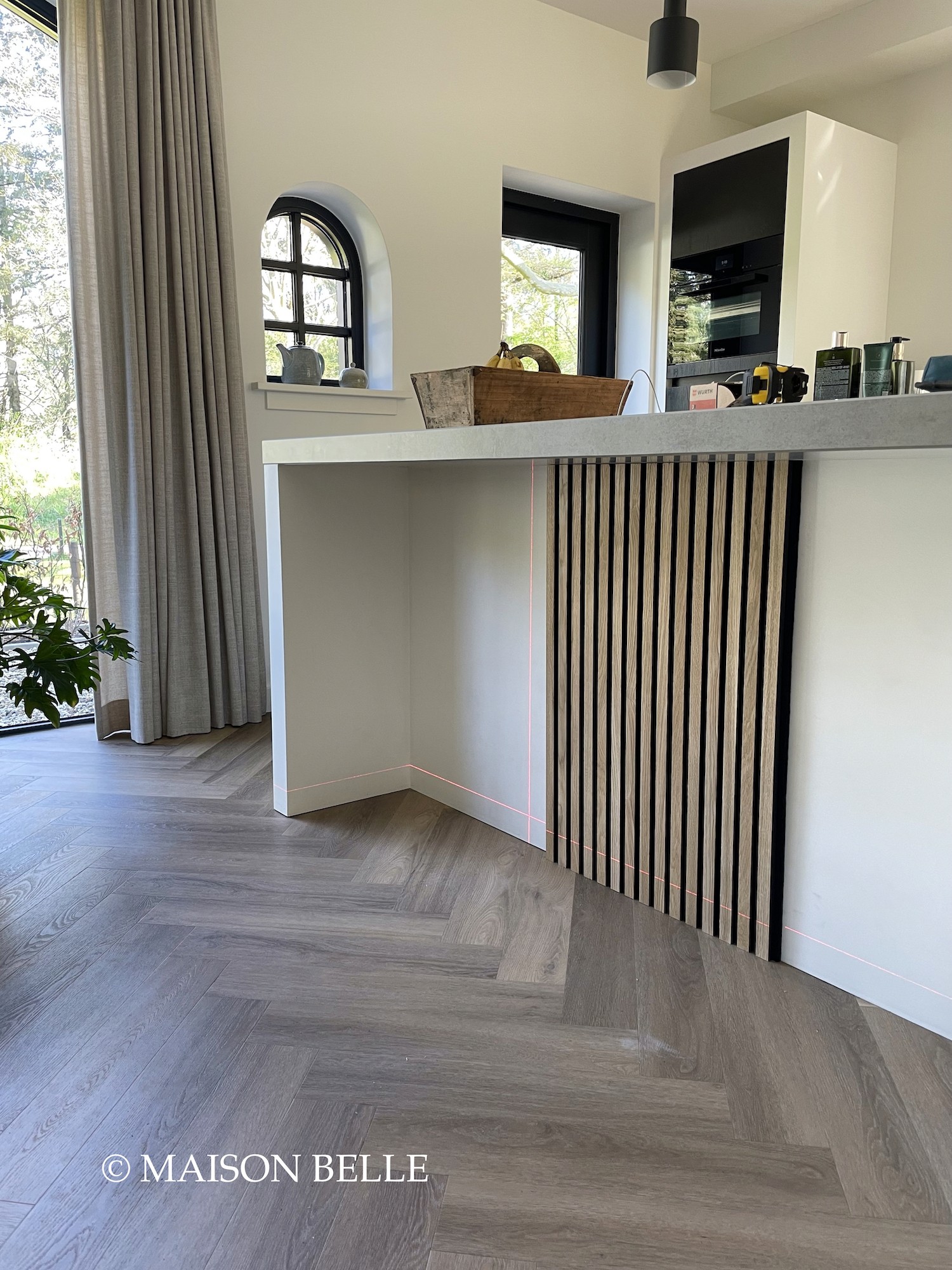 akoestiek panelen latten