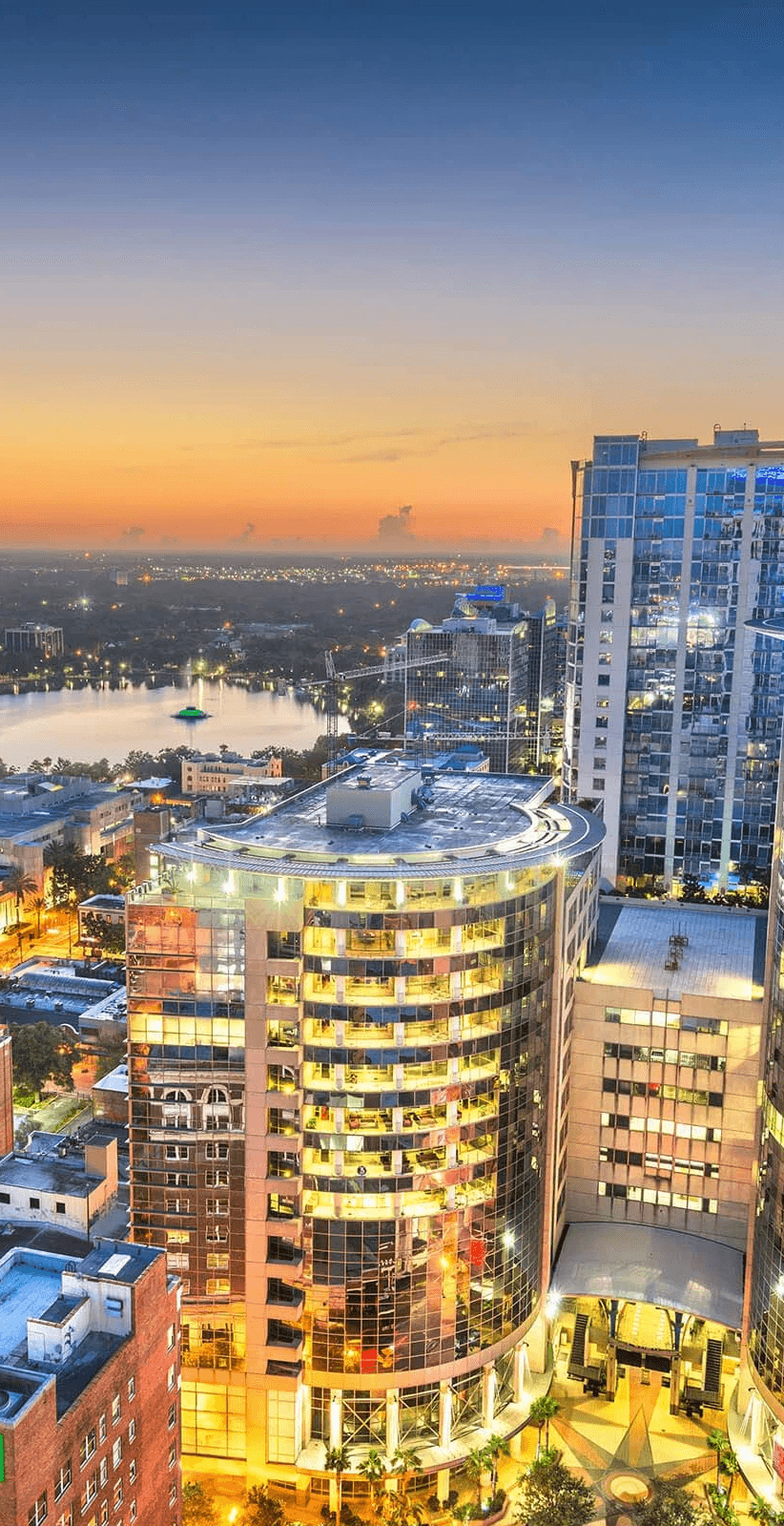 Orlando Skyline Drone Photography