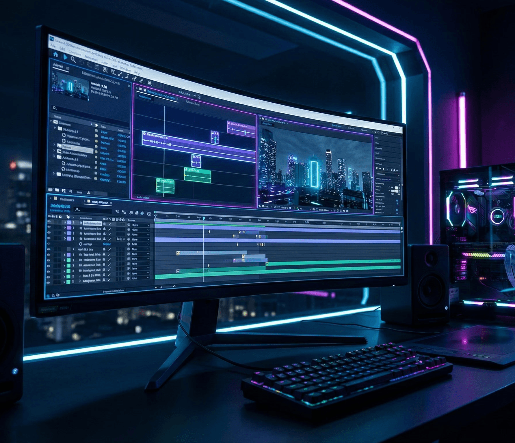 This image showcases Edikt Media’s motion graphics services — creating engaging animated visuals for product explainers, social media reels, and brand promotions.