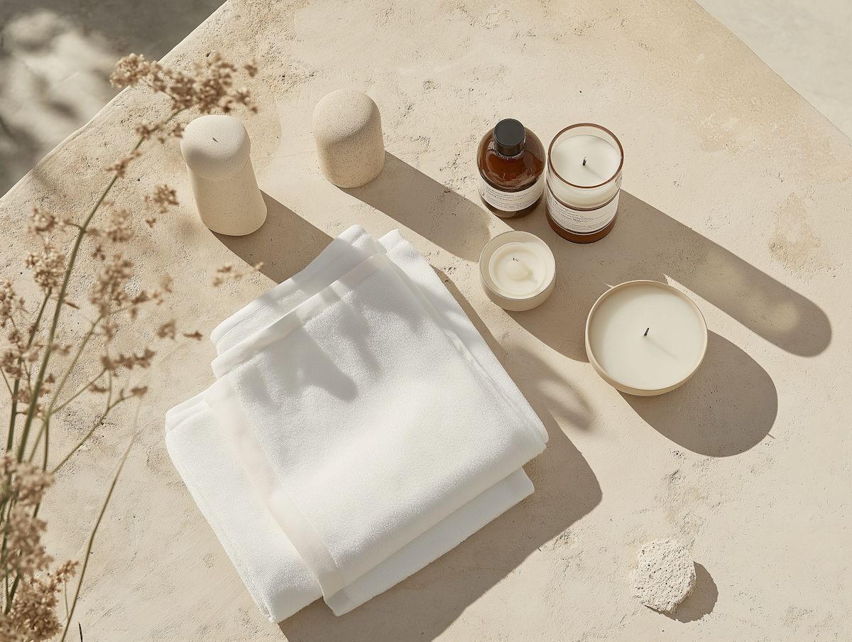 white and black striped textile