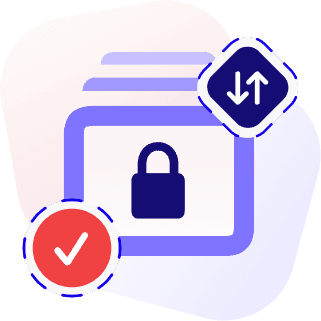 Industry blueprint biotech sensitive data icon