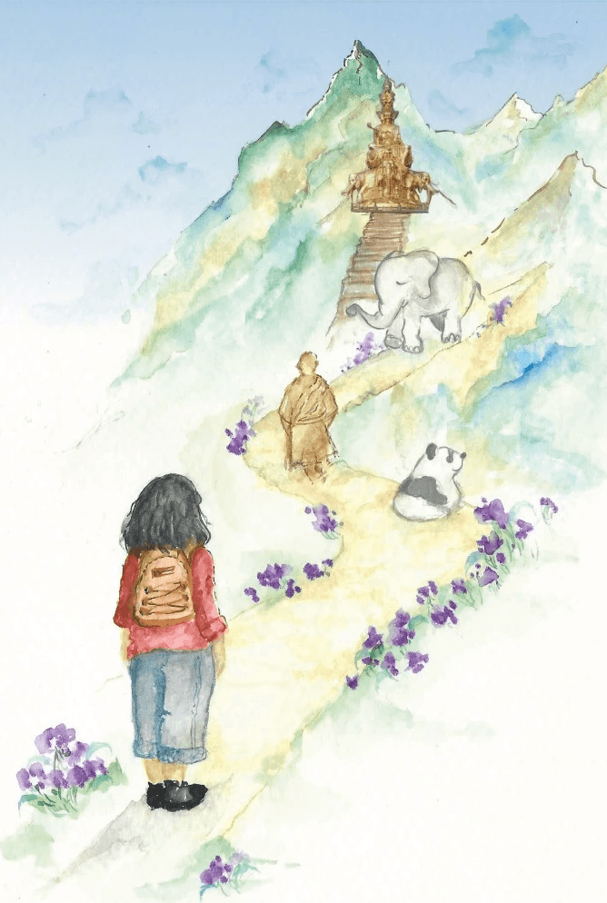 Fotografía real de Aracely y Kapú o ilustración original autorizada