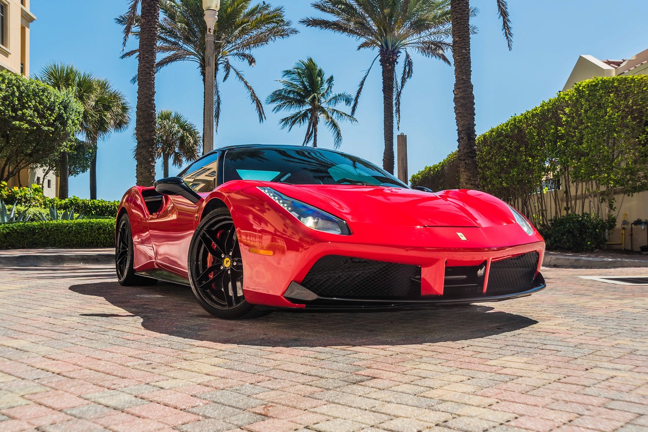Ferrari 488 Red on Red