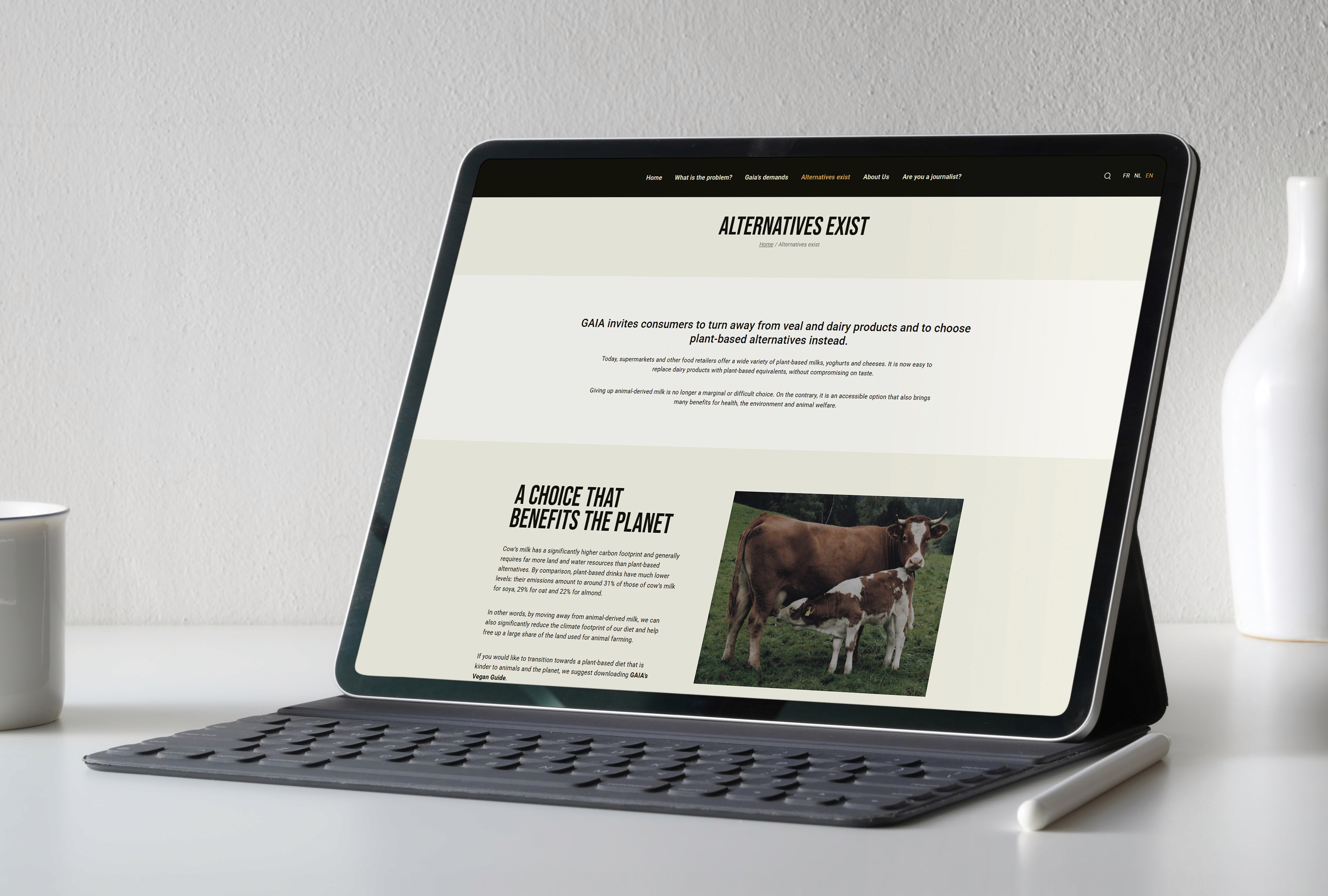 Communication campaign image for GAIA's Zoo Of The Future