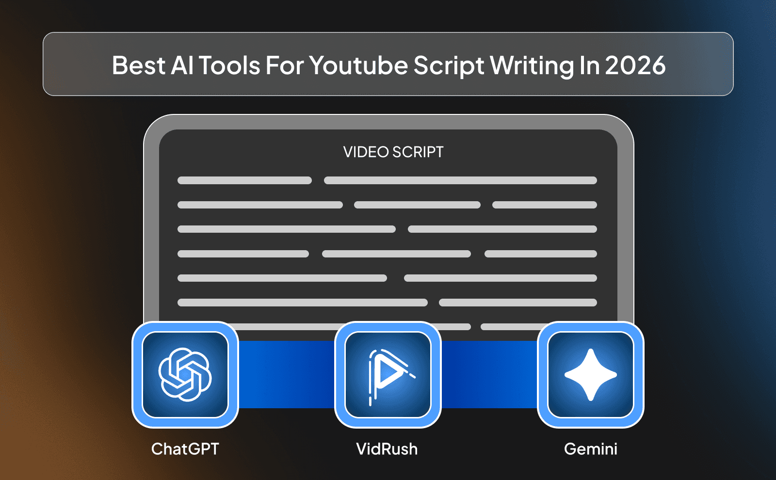 Best AI tools for Youtube script writing in 2026