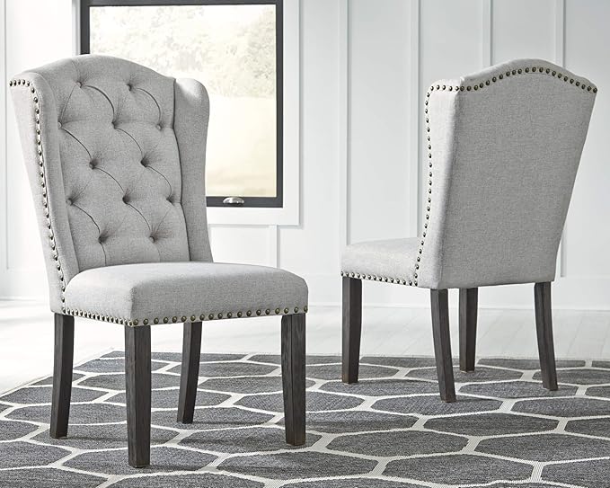 The jeanette dining chair blends modern aesthetics with practical design for any setting.