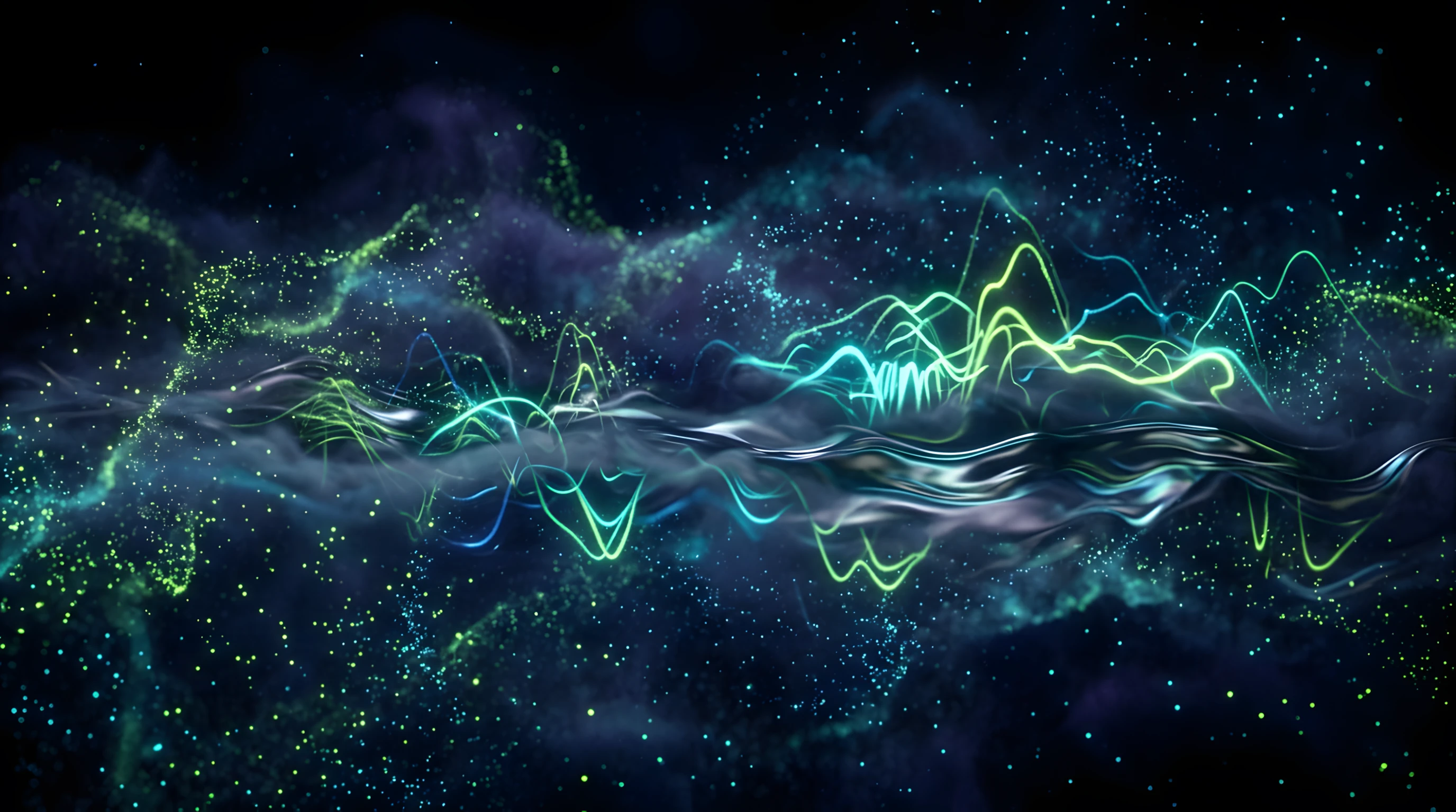 Ambient audio landscape on a website — soundscape creating an immersive environment