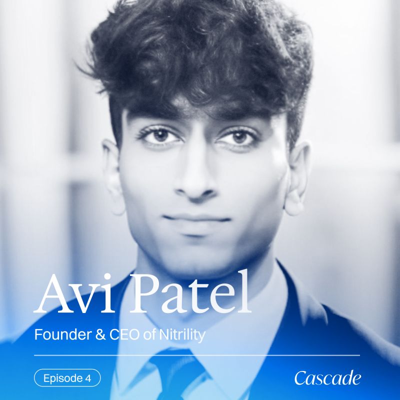 Avi Patel, founder and CEO of Nitrility, discusses how the world’s first intellectual property marketplace is revolutionizing IP management with 34,000 artists and 400,000 assets onboard on the Cascade podcast.