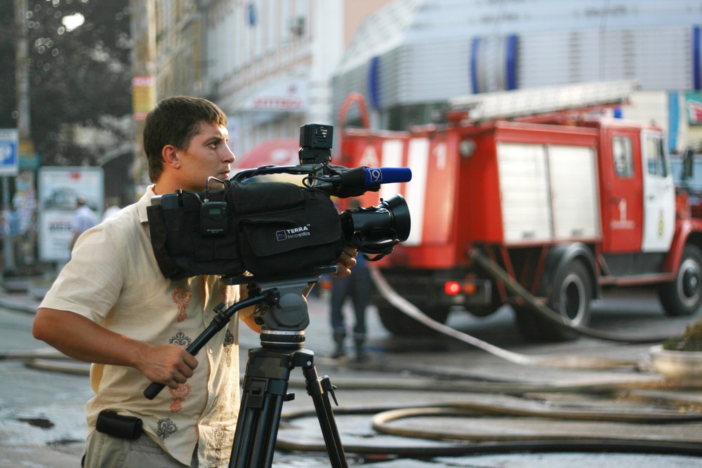 Fire in TV