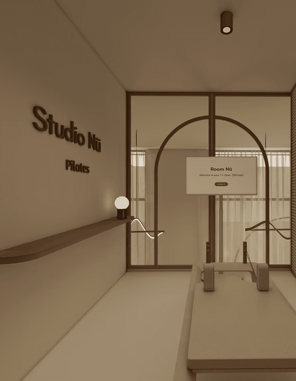 Ontwerp private pilates ruimte