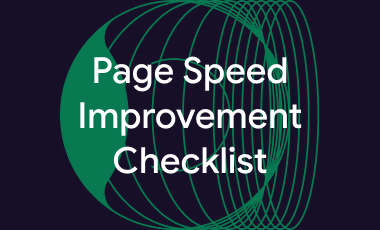 Page Speed Improvement Checklist cover