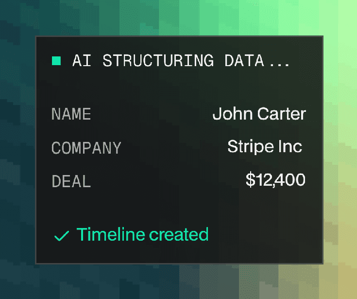 Gradient and ai structuring data