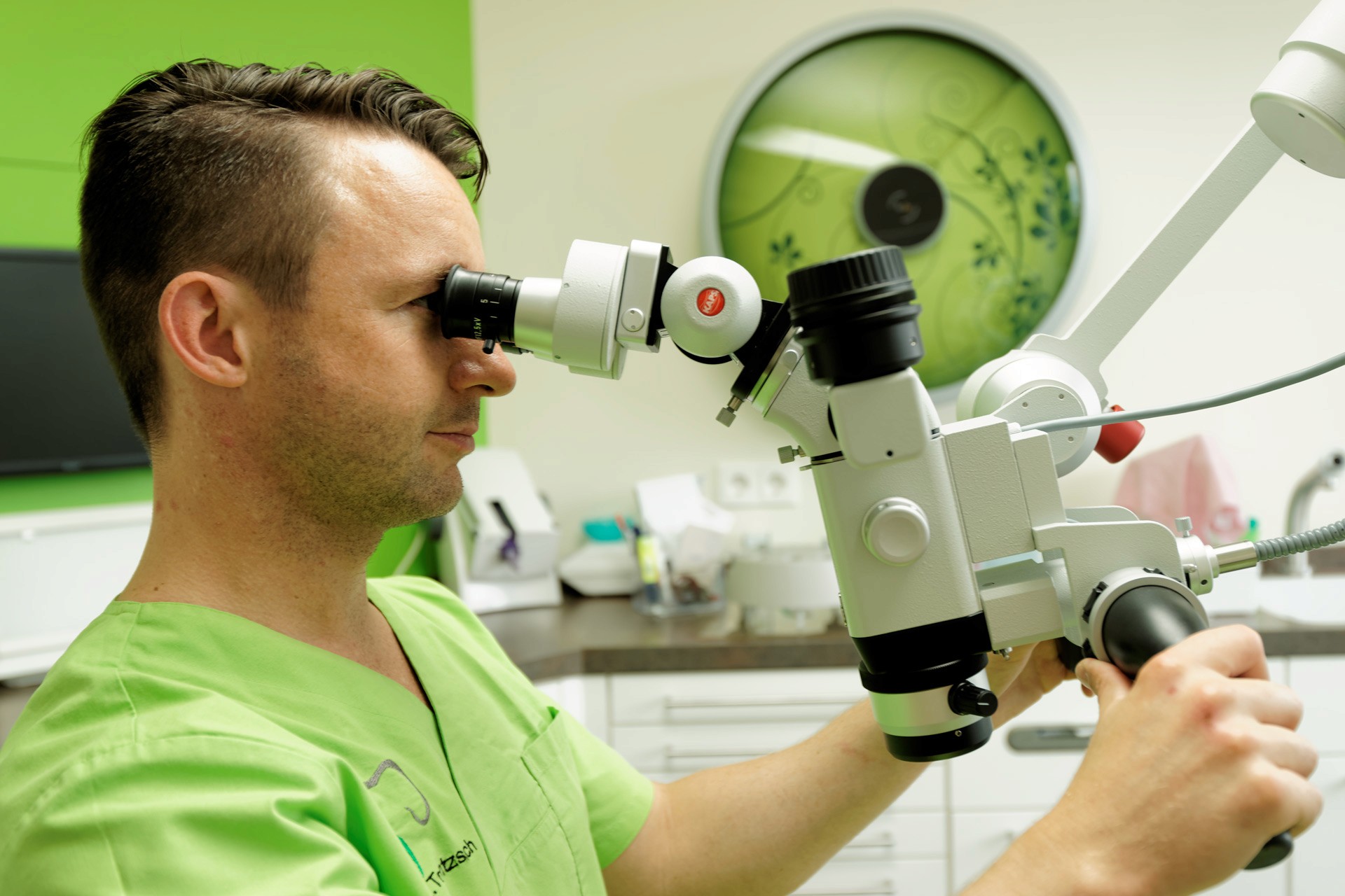 Dentist with his Patient