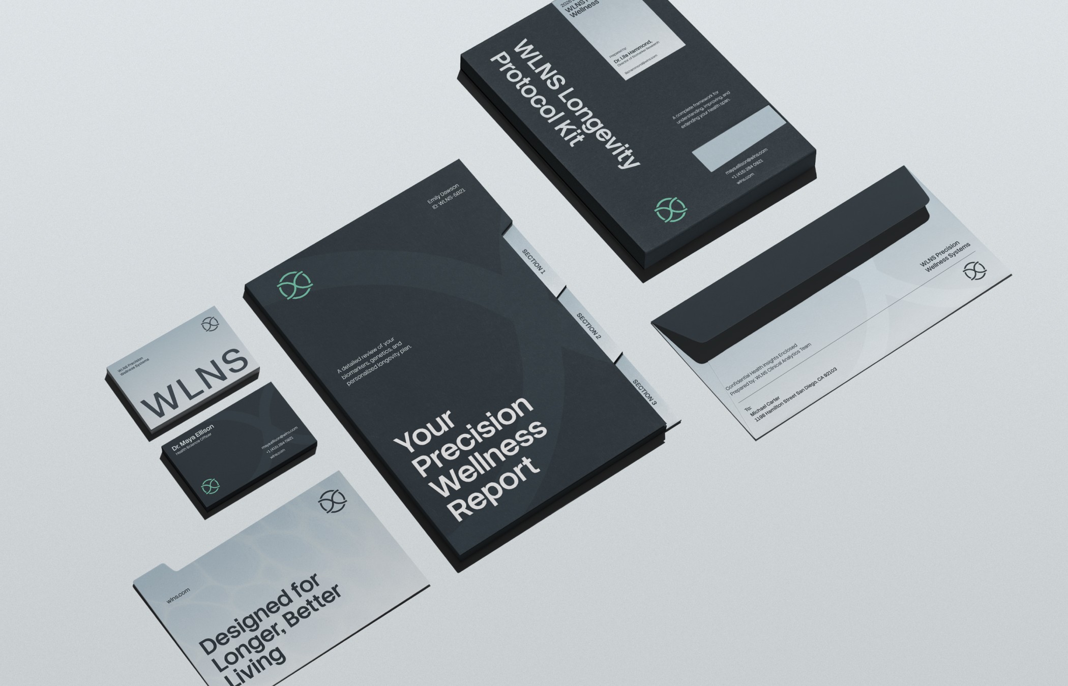 wlns brand stationery