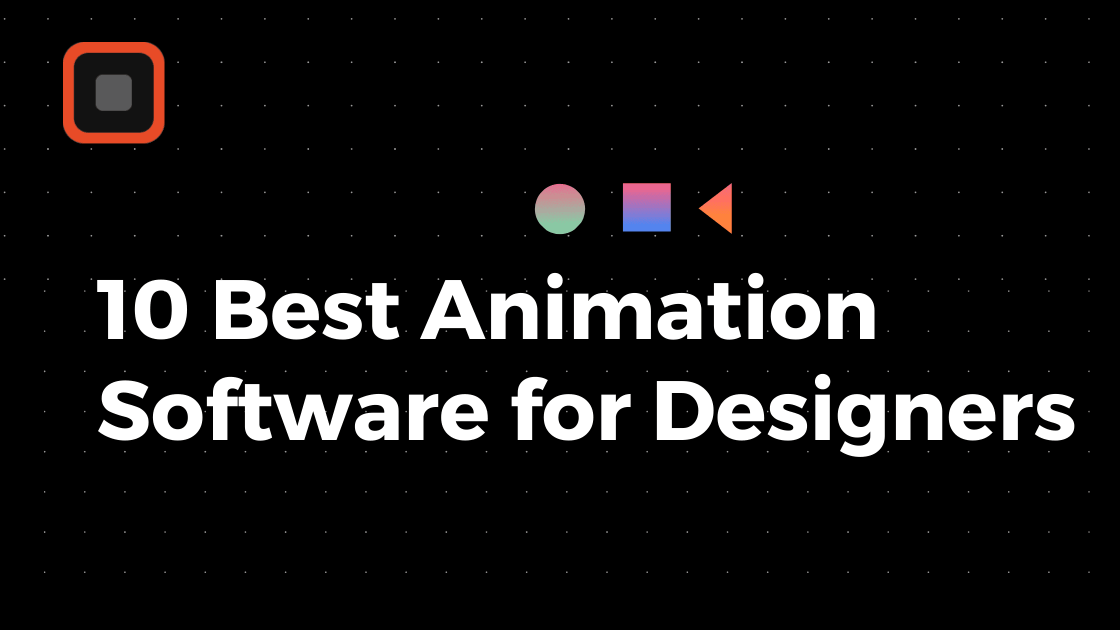 10 best animation software for web designers