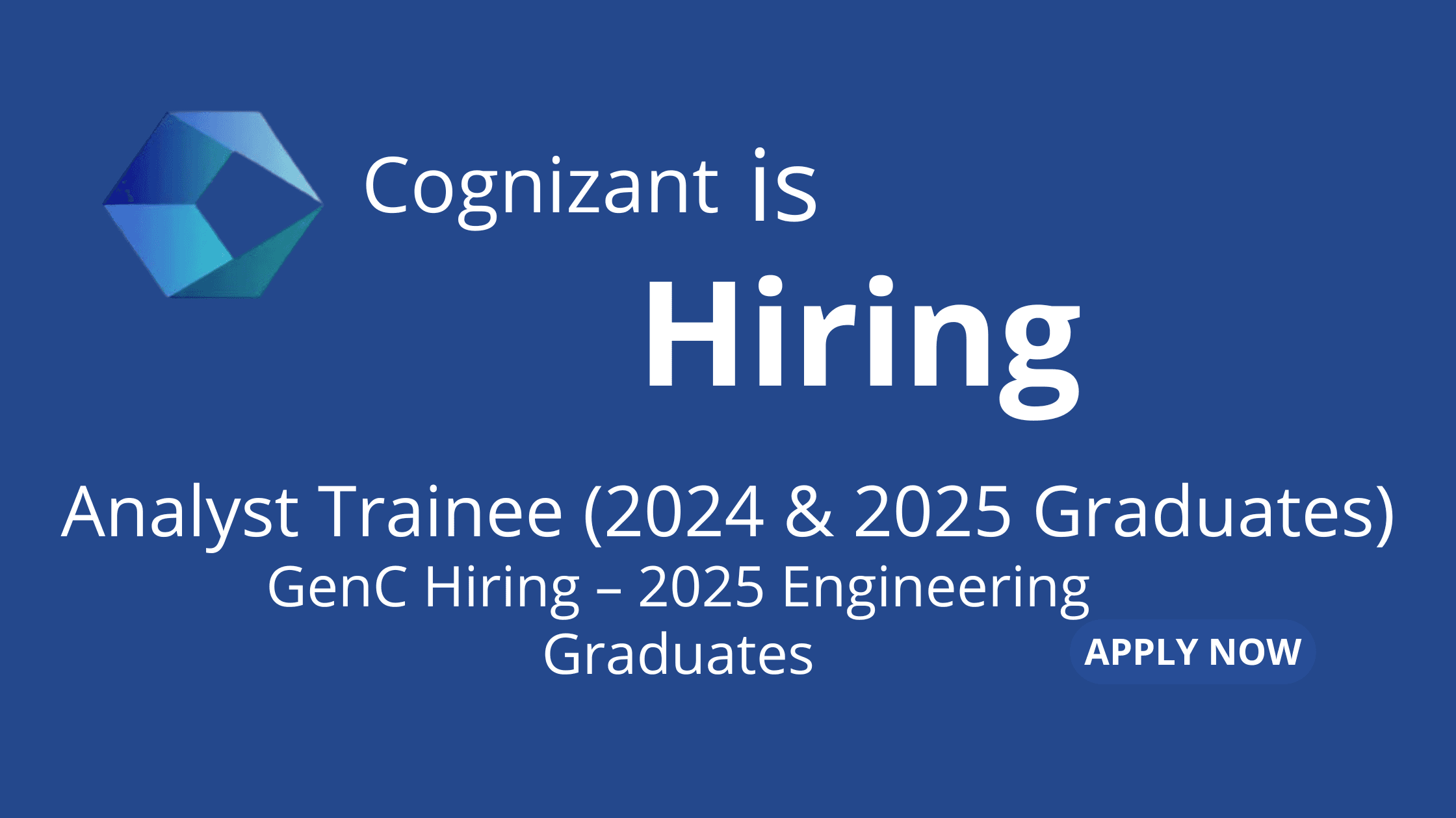 Cognizant Hiring 2025: Two Job Openings from Cognizant | Apply via Superset