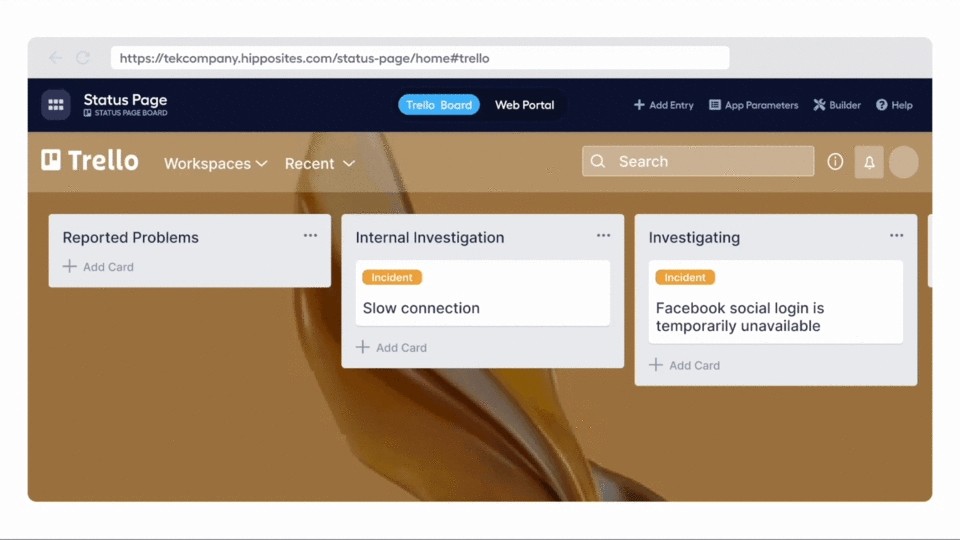 Get a Status Page on Trello with Hipporello - Hipporello