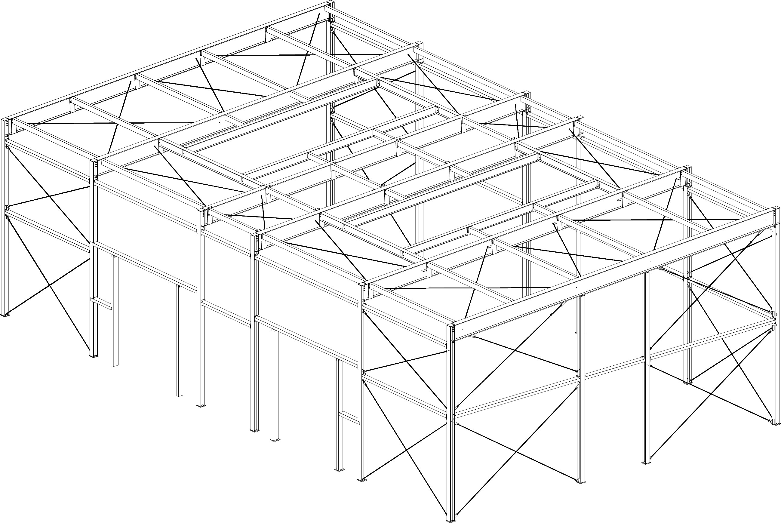Projekt hali stalowej