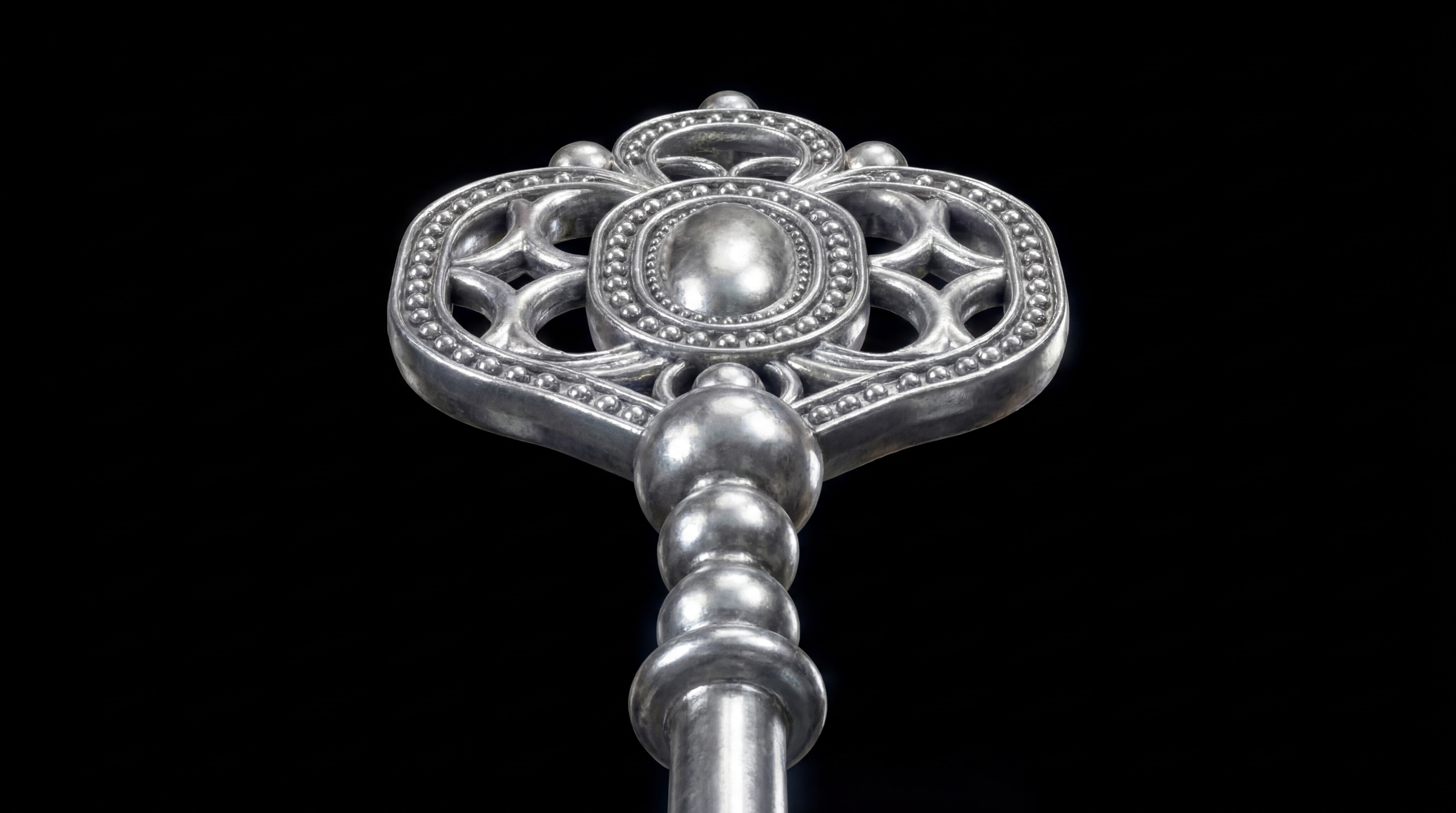 Empire Upscale silver key emblem